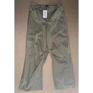 NEW Cider Women’s XS Extra Small Lightweight Trouser Pants Olive Green Pockets